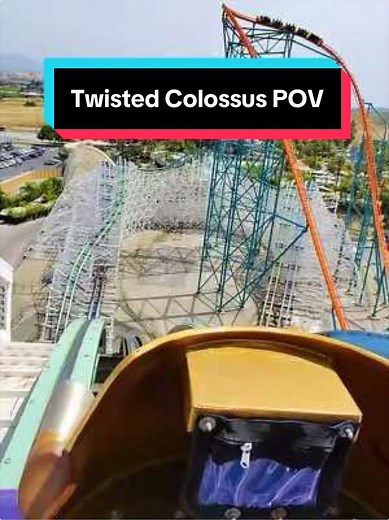 Twisted Colossus POV Six Flags Magic Mountain