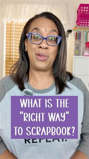 The Rule-Free Scrapbook Page #shorts #scrapbooking