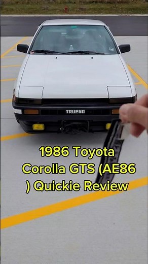 86 Toyota Corolla GTS Quick Review #toyota #ae86 #corolla #drift #race #gr86