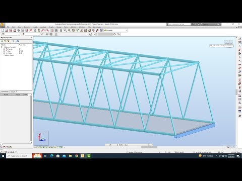 Steel Bridge | Steel Bridge Modelling in Robot Structural Analysis