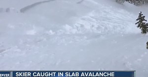 Skier triggers avalanche on Berthoud Pass
