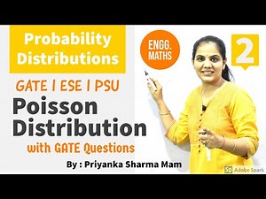 Random Variable I Poisson Distribution - 2 with GATE PYQs I Engineering Maths by Priyanka Mam
