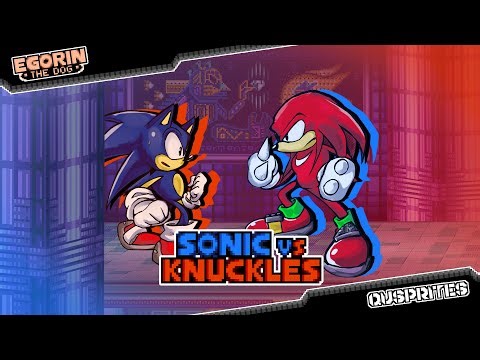 Sonic VS Knuckles | Спрайт анимация