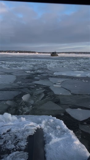 Year-round boating with G-Force ❄️🇫🇮💙 #yearroundboating