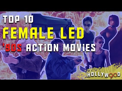 🌀 Top 10 Female-Led Action Movies of the 1990s | Hollywood 90s Countdown