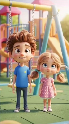 Stylized 3D Magic Orb Adventure ✨ | Cute Boy & Girl Cartoon Short