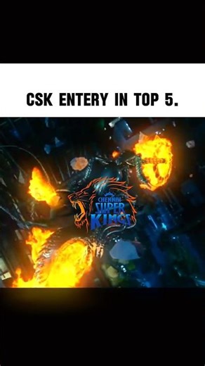Csk entry in top 5 | #shorts #cricket |