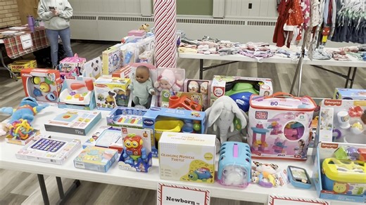 Catholic Social Services of the Diocese of Scranton provided early holiday cheer for many families in the greater-Carbondale area on Tuesday. Through the agency’s ‘Gifts for Kids’ program, the families of nearly 300 pre-registered children will be able to select gifts for their kids ahead of Christmas at Our Lady of Mount Carmel Church in Carbondale. In addition to all the toys and gifts that will be distributed, winter coats, hats, gloves, scarves, and other various stocking stuffers will be av