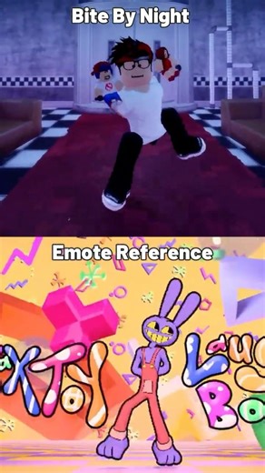 Bite by Night Emote vs Meme Reference Comparison 2 #shorts #fnaf #roblox