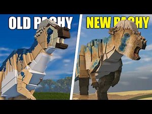 Jurassic Blocky OG Vs New PACHY Model Comparison !