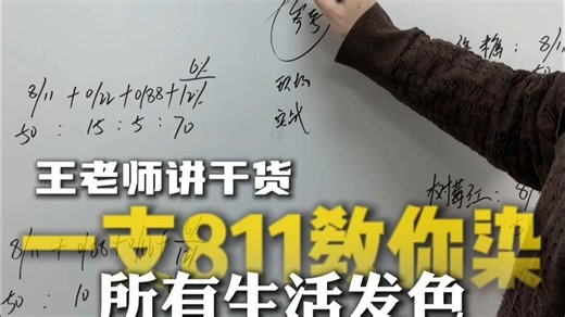一支811教你染所有生活色
