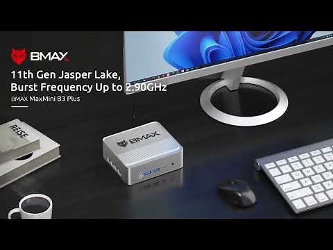 BMAX MaxMini B3 Plus New Version, 11th Gen Jasper Lake, Burst Frequency Up to 2.90GHz