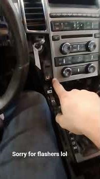 2012 ford taurus radio removal (Speed run)