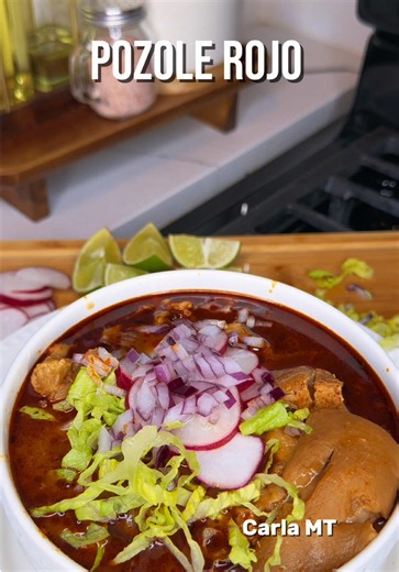 Pozole rojo de puerco receta tradicional