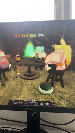 New countdown above the dancing rainbow cockroach in music venue fisch easter update!