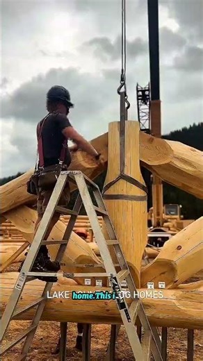 Precision Timber Joinery in Log Home Construction