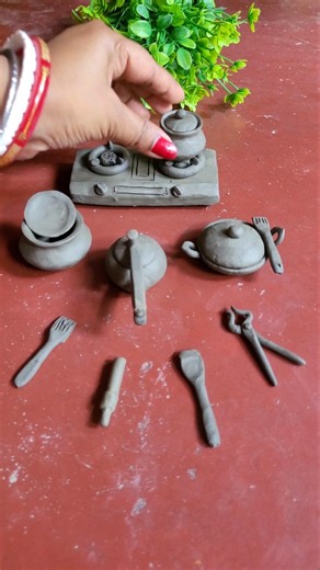 Mini Clay Cooking Pots Making #shorts