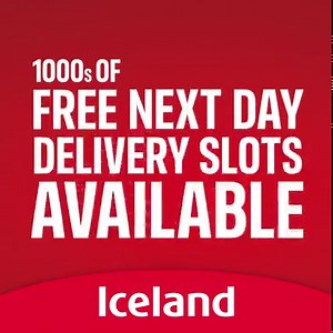 418 reactions · 114 shares | Stuck inside? We're here for you. We have 1000s of delivery slots available, FREE next day delivery, and great everyday value  | Iceland Foods | Facebook