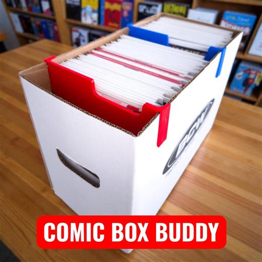 Comic Box Stopped Divider: Comic Book Storage Support - Etsy