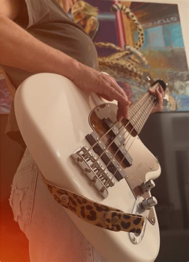 Discover Our Female Bass Player at Band Practice