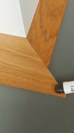 Simple way to measure corners with different board widths #woodworking #woodwork #carpentry #diy #tips | Kang Zack