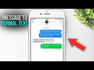 How Do I Switch from iMessage to Text