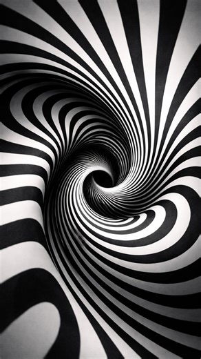 ⚡️ ALCHEMIST KOVALEV | Light Architect on Instagram: "When Black and White Stop Being Opposites What looks like a simple monochrome illusion is actually a direct dialogue with how your brain constructs reality. This isn’t just design. It’s perception under pressure. What’s really happening here: 1. Your brain invents motion where none exists High-contrast patterns overload edge-detection neurons, creating the illusion of movement purely from static form. 2. Black and white trigger maximum neural