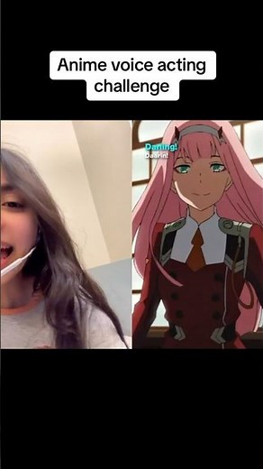 I always wanted to do this anime voice acting challenge trend! 😎👍✨ #animevoiceactingchallenge