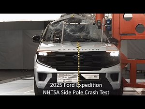 2025-2026 Ford Expedition / Lincoln Navigator NHTSA Side Pole Crash Test