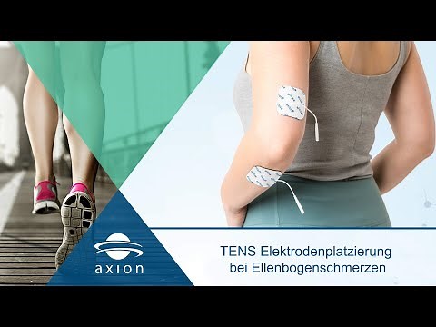 Ellenbogenschmerzen - Elektrodenplatzierung für TENS | axion