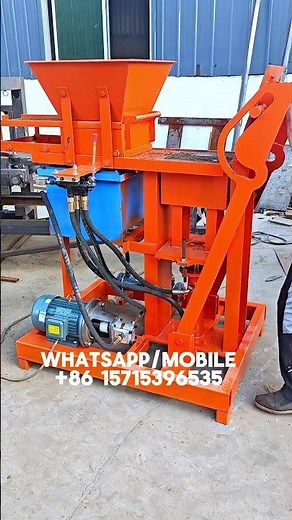 2 pieces hollow block automatic machine multipurpose brick machine for making adobe bricks