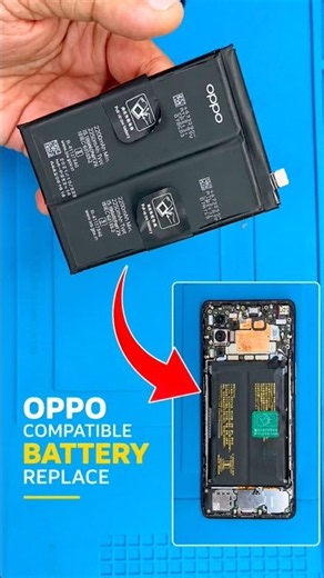 OPPO Compatible Battery Replacement 🔋📱 | OPPO Mobile Battery Change | Quick Repair #shorts