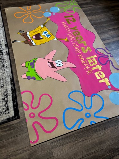 SpongeBob Custom Banner Creation That You’ll Love!
