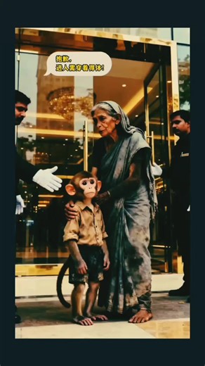 #uktiktok #monkey #fyp #hearttouching