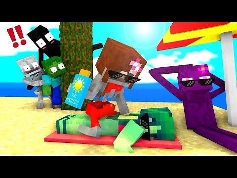 Swimming Challenge FULL SERIES - Minecraft Animation