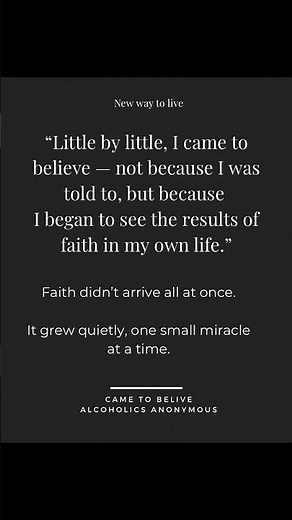 Came to Believe — Alcoholics Anonymous