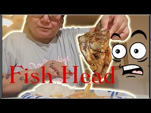 🫣EATING FISH HEAD : FRIED TILAPIA