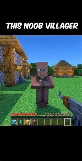 This Noob villager Getting Smarter Minecraft #minecraft #shorts