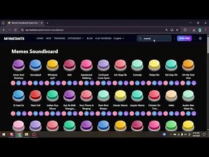 How I Use Myinstants.com Sound Board for Viral Videos