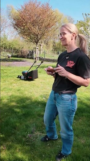 A self-propelled lawnmower. Now available from Bosch.