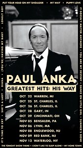 17K views · 2.5K reactions | I love seeing all of your videos using my music❤️ My friends, come join me on tour so you can be "back in my arms once again". Get tickets today! https://zcu.io/4MIY | Paul Anka | Facebook