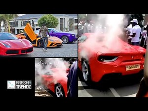 SHOCKING 😳 Another Car For Ginimbi Emit Smoke During Funeral Parade