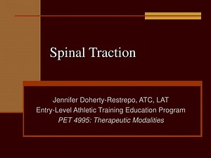 Spinal Traction - SlideServe