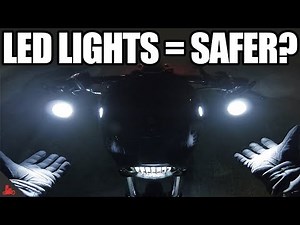 Do LED Lights Add to Motorcycle Safety?