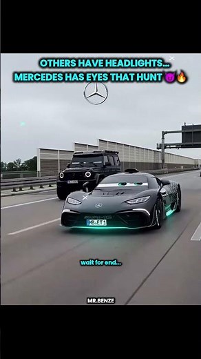You Won’t Believe How Cool Mercedes Headlights Look 👀 #mercedesbenz #mrbenze #shorts