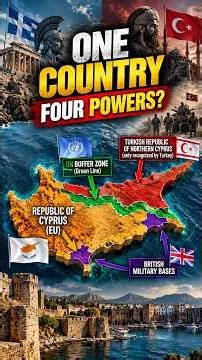 Why Is Cyprus Divided Into FOUR Parts? 🇨🇾