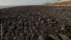 Boulders On Beach Norfolk Coastline Hunstanton The Old Lighthouse Aerial