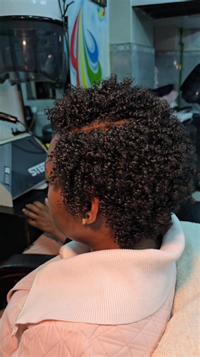 Straw Set on Natural Hair for Lasting Defined Curls