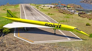797K views · 3K reactions | Crazy Takeoff! Spirit Airlines Concorde Uses Full Afterburners on Tiny Runway! | The Craziest | Facebook