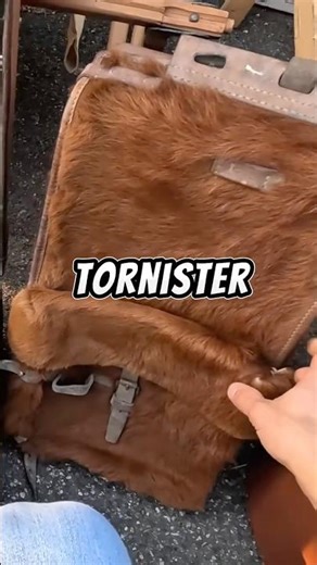 Swiss Army Tornister Backpack from 1945 #ww2 #fleamarket #market #war #ww1
